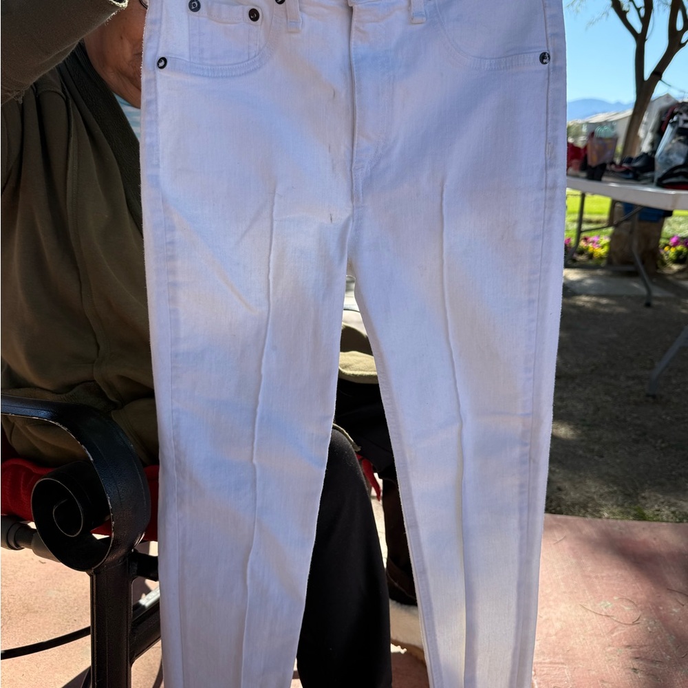 Rag & Bone White Skinny Jeans